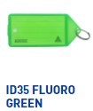 KEVRON ID35 KEYTAGS FLUORO GREEN BAG12