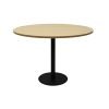 RAPIDLINE ROUND TABLE DISC BASE 1200MM NATURAL OAKBLACK