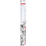 KENT 61M DOUBLE SIDED SCALE RULER 300MM WHITE