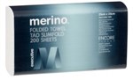 MERINO HAND TOWEL PREMIUM EXECUTIVE SLIMFOLD TAD 200 TOWELS PER PACK CTN16