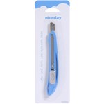 NICEDAY CUTTER KNIFE SMALL WITH PLASTIC CASE BLUE