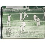 COLLINS CRICKET SCORE BOOK 56 INNINGS WIROBOUND 247 X 330MM GREEN