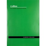 COLLINS A24 SERIES ANALYSIS BOOK 8 MONEY COLUMN FEINT RULED STAPLED 24 LEAF A4 GREEN