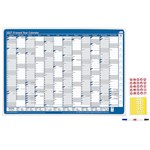 SASCO 10588 FRAMED 700 X 1000MM PLANNER YEARLY