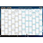 COLLINS WRITERAZE 11777 QC2 FINANCIAL YEAR PLANNER 500 X 700MM WHITE