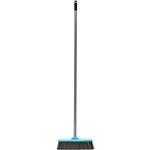 CLEANLINK BROOM INDOOR SOFT BRISTLE 12 305MM WIDTH WITH ALUMINIUM HANDLE