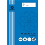 OLYMPIC GH104 GRAPH BOOK 10MM SQUARES 48 PAGE 55GSM A4