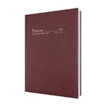 COLLINS APPOINTMENT 144FP78 EARLY EDITION DIARY 2 PAGE TO DAY A4 BURGUNDY