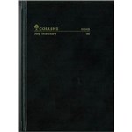 COLLINS ANY YEAR 15049 DIARY DAY TO PAGE A5 BLACK