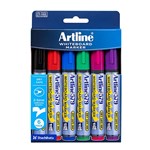 ARTLINE 579 WHITEBOARD MARKER CHISEL 5MM ASSORTED WALLET 6