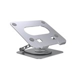 UNITEK ADJUSTABLE LAPTOP STAND WITH 360 ROTATING BASE SILVER