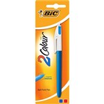 BIC 2COLOUR RETRACTABLE BALLPOINT PEN 10MM BLUERED HANGSELL