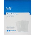 BANTEX TOUGH SHEET PROTECTORS 120 MICRON A4 CLEAR BOX 100