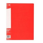 COLOURHIDE MY WINGMAN DISPLAY BOOK NONREFILLABLE 20 POCKET A4 RED