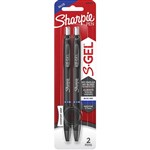 SHARPIE RETRACTABLE GEL INK PEN 07MM BLUE PACK 2
