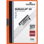 DURABLE DURACLIP FILES PORTRAIT 30 SHEET CAPACITY A4 ORANGE