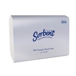 SORBENT PROFESSIONAL TAD COMPACT HAND TOWEL 1 PLY 120 SHEETS CARTON 20