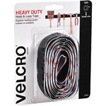 VELCRO BRAND   STICKON HEAVY DUTY HOOK AND LOOP TAPE 25MM X 1M BLACK