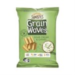 SUNBITES GRAINWAVES CHIPS SOUR CREAM  CHIVES 170GM