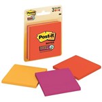 3M SUPER STICKY POSTIT NOTES 73 X 73MM MARRAKESH PACK 3