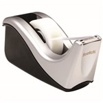 SCOTCH C60ST DESKTOP TAPE DISPENSER SILVERTECH SILVERBLACK