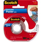SCOTCH 109 POSTER MOUNTING TAPE REMOVABLE 19MM X 38M CLEAR
