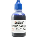 DESKMATE STAMP PAD INK REFILL 30ML BLUE