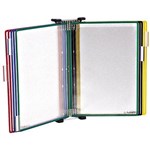 TARIFOLD WALL DISPLAY STAND WITH 10 POCKETS A4 GREYASSORTED