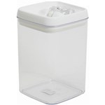 CONNOISSEUR FLIPTITE CANISTER SQUARE 33 LITRE CLEAR