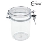 CONNOISSEUR STORAGE CANISTER ACRYLIC ROUND 08 LITRE CLEAR