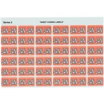 AVERY 43401 LATERAL FILE LABEL SIDE TAB COLOUR CODE JAN 23 X 38MM PINK PACK 180