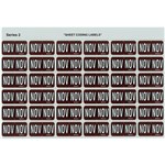 AVERY 43411 LATERAL FILE LABEL SIDE TAB COLOUR CODE NOV 23 X 38MM BROWN PACK 180