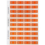 AVERY 44509 LATERAL FILE LABEL SIDE TAB COLOUR CODE I 25 X 42MM ORANGE PACK 240