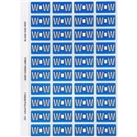 AVERY 44523 LATERAL FILE LABEL SIDE TAB COLOUR CODE W 25 X 42MM BLUE PACK 240