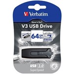 VERBATIM STORENGO V3 USB DRIVE 64GB GREY