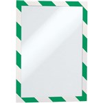 DURABLE DURAFRAME SECURITY FRAME A4 GREENWHITE PACK 5