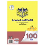 SPIRAX 272 LOOSE REFILL A4 7MM 100 LEAF