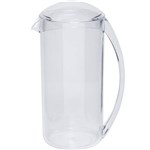 CONNOISSEUR WATER JUG PLASTIC WITH LID 1 LITRE CLEAR
