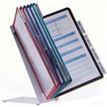 DURABLE VARIO TABLE DISPLAY 10 PANELS A4 ASSORTED