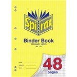 SPIRAX 126 BINDER BOOK PRIMARY GRID A4 48 PAGE