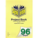 SPIRAX 147 PROJECT BOOK 18MM DOTTED THIRDS A4 96 PAGE