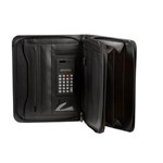 SPIRAX EXECUTIVE ZIPPERED COMPENDIUM A4 BLACK