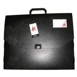 COLBY ART CARRY CASE PP EMBOSSED WITH HANDLE AND CLIP A3 BLACK