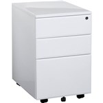 INITIATIVE MOBILE PEDESTAL 3DRAWER LOCKABLE 400 X 520 X 620MM WHITE