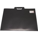 COLBY ART CARRY SLEEVE PP EMBOSSED WITH HANDLE A2 BLACK