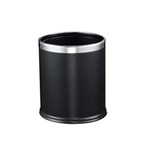COMPASS GARBAGE BIN ROUND 10 LITRE BLACK