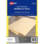 AVERY 88200 MANILLA FOLDER FOOLSCAP BUFF PACK 20