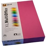 QUILL COVER PAPER 80GSM A4 FLUORO PINK PACK 500