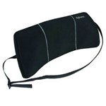 FELLOWES PORTABLE LUMBAR BACK SUPPORT BLACK