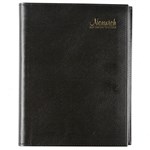 CUMBERLAND NORWICH 91S SPIRAL DIARY PVC DAY TO PAGE QUARTO BLACK